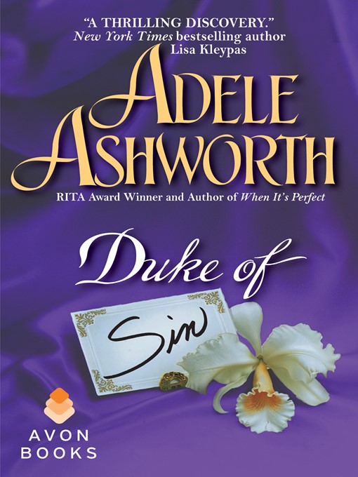 Title details for Duke of Sin by Adele Ashworth - Wait list